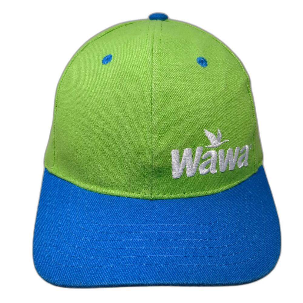 Wawa Logo Hat Green Blue One Size Baseball Cap Region 3 Strapback Cotton HALO